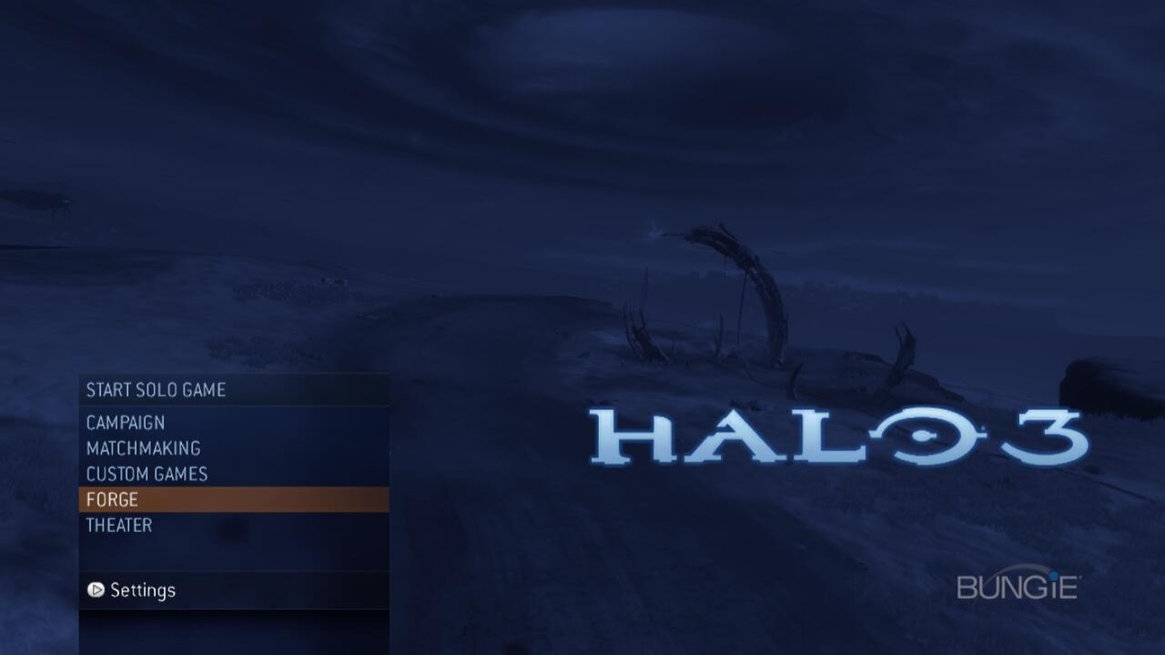 Halo 3 [Limited Edition] title screen for Xbox 360